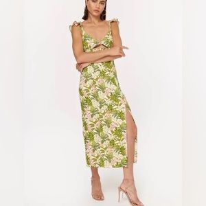 NWT Cami NYC Milan midi dress in Tropics, Size L